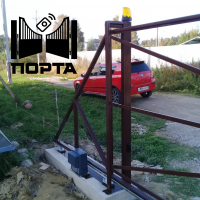 Закладной элемент для откатных ворот